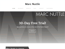 Tablet Screenshot of marcnuttle.com